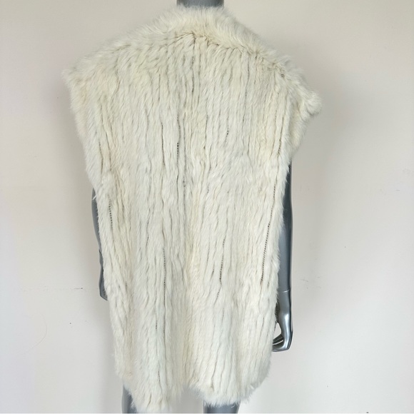 NEW!!! Josie Natori women rabbit fur One Size Retail 850$! - Picture 4 of 9